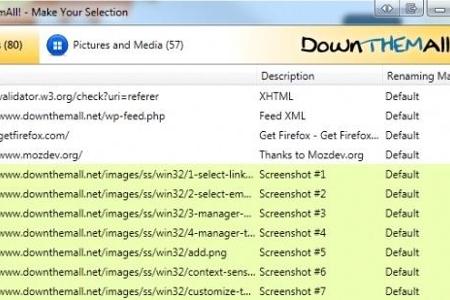 DownThemAll! - Der kostenlose Downloadmanager DownThemAll!.