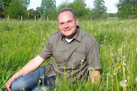 Kai (41) aus Hessen: Noch betreibt der gelernte Landwirt seinen Hof als Nebenerwerb, er hofft aber, seinen Haupterwerb darau...