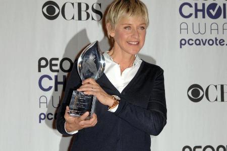 DeGeneres mit einem ihrer zahlreichen Preise