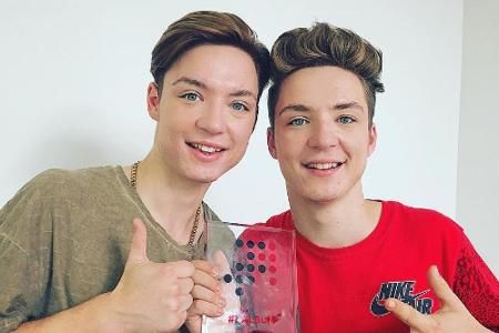 Die Zwillinge Heiko (l.) und Roman Lochmann, besser bekannt als 