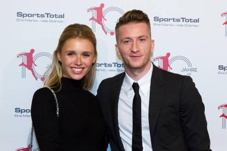 Auch ein anderer Fußballer bekam Ende März Besuch vom Storch: Marco Reus (29) und seine Lebensgefährtin Scarlett Gartmann (2...