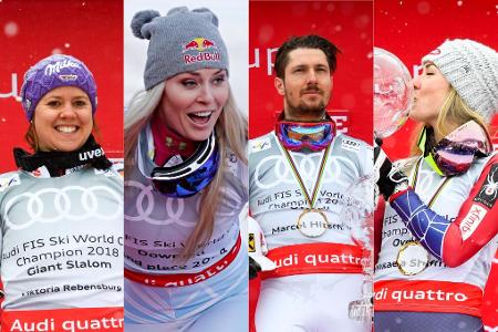 Ski-Stars wie Mikaela Shiffrin, Marcel Hirscher oder Lindsey Vonn kassierten in der zurückliegenden Weltcup-Saison satte Prä...