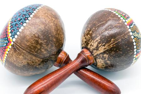 Neben der Verwendung als Lebensmittel wird die Kokosnuss auch als Instrument verwendet. Es gab schon ein ganzes Kokosnuss-Or...