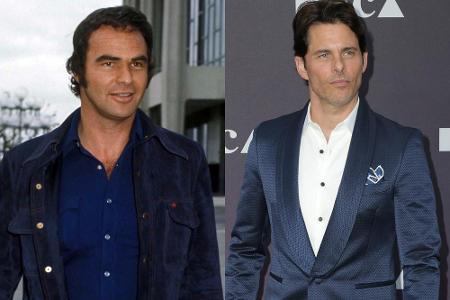 Diesen Auftritt bekommen Kino-Zuschauer nicht zu sehen: James Marsden (r.) hat es als junger Burt Reynolds (1936-2018) nicht...