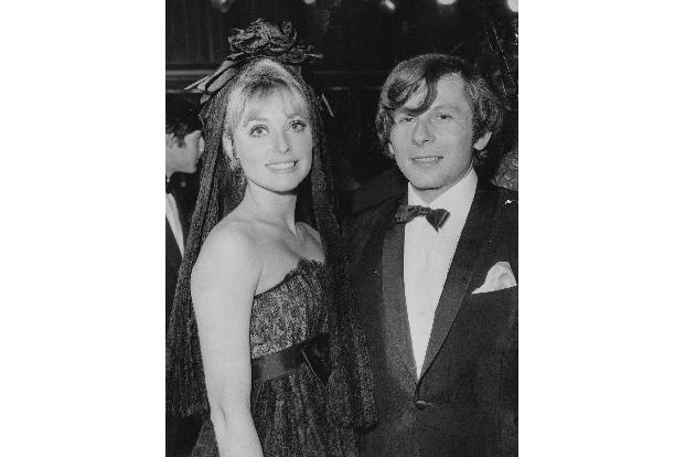 Eine Aufnahme vom Juni 1966: Roman Polanski und Sharon Tate bei einem Film-Empfang in London.