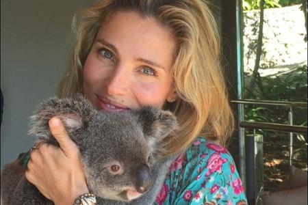 Ganz fest drückte die spanische Schauspielerin Elsa Pataky (41) den Koala an sich und strahlte überglücklich in die Kamera.
