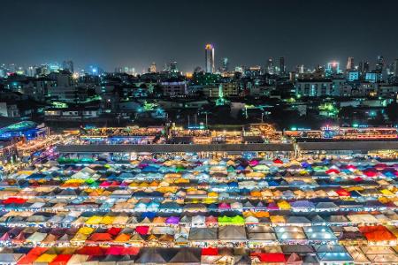 In Bangkok auf dem 