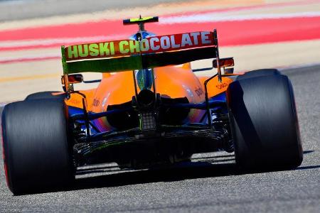 Lando Norris - McLaren - Formel 1 - Test - Bahrain - 14. März 2021