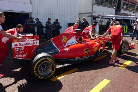 Ferrari - Formel 1 - GP Monaco - Mittwoch - 20. Mai 2015