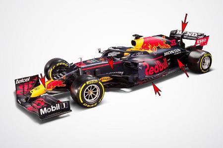 Red Bull RB16B - Formel 1 - Technik - 2021