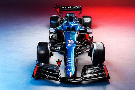 Alpine A521 - Formel 1 - Technik - 2021