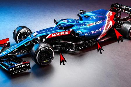 Alpine A521 - Formel 1 - Technik - 2021