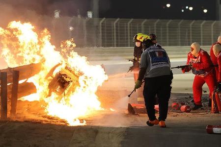 Romain Grosjean - Haas - GP Bahrain 2020 - Sakhir - Rennen