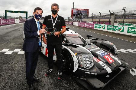 Pierre Fillon - ACO - Fritz Enzinger - Porsche - 24h-Rennen - Le Mans 2020