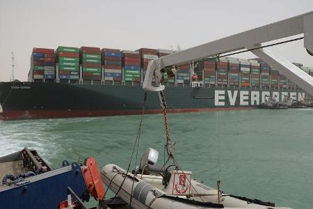 Suezkanal Ever Given Containerschiff Havarie