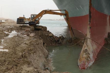 Suezkanal Ever Given Containerschiff Havarie