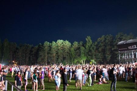 Auch mitten in der Natur liegt das Positivus Festival in der Nähe der lettischen Küstenstadt Salacgriva. Zwei Tage lang kann...