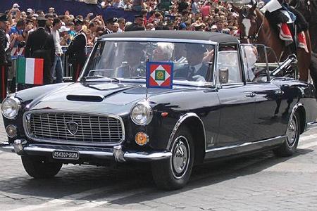 Sergio Mattarella (Italien): Lancia Flaminia 335