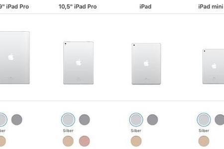 Apples aktuelles iPad-Angebot: vier Modelle, drei oder vier Farben.