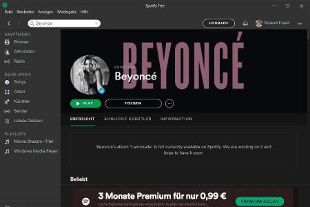 Der Streaming-Dienst Spotify bietet Zugriff auf eine nicht zu überschauende Anzahl an Musiktiteln.