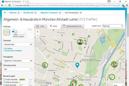 Jameda ist mit seiner Datenbank mit 275.000 niedergelassenen Ärzten und Bewertungen von mehr als 5,5 Millionen Patienten das...