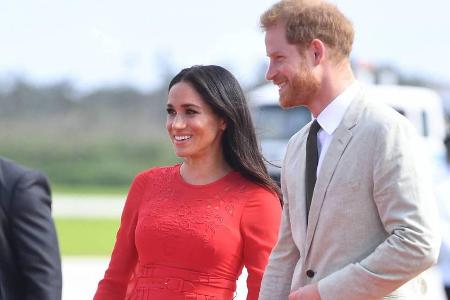 Herzogin Meghan und Prinz Harry sind auf ihrer ersten großen Auslandsreise