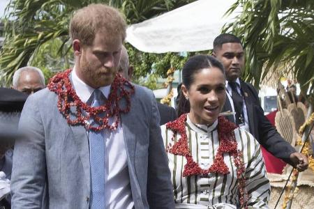 Prinz Harry und Herzogin Meghan zu Besuch in Tonga