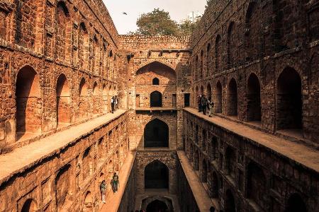 Platz 2: Neu-Delhi mit dem berühmten Stufenbrunnen