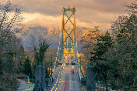Platz 1: Vancouver und die Lions Gate Bridge