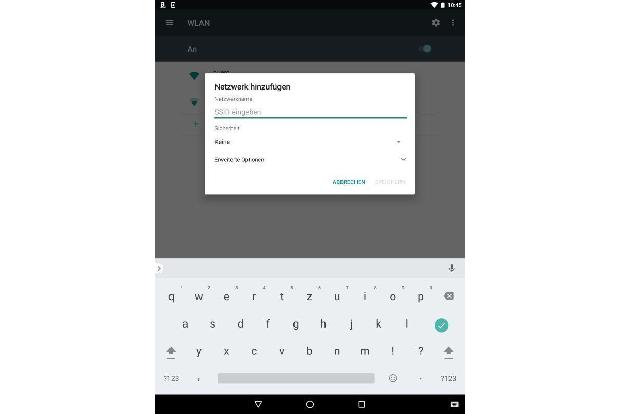 Versteckte WLANs lassen sich über die WLAN-Einstellungen hinzufügen.