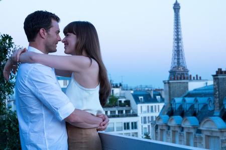 Ein letztes Mal sind Jamie Dornan und Dakota Johnson ab 8. Februar als Christian Grey und Ana Steele - die in Ein letztes Mal sind Jamie Dornan und Dakota Johnson ab 8. Februar als Christian Grey und Ana Steele - die in