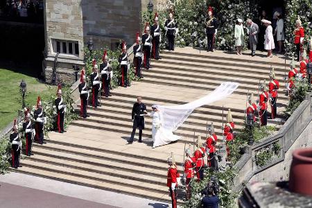 Hochzeit bei strahlendem Sonnenschein