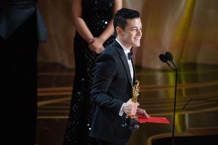 Der Favorit machte das Rennen: Rami Malek hatte bereits im Vorfeld der Oscarverleihung zahlreiche Preise für seine Darbietun...