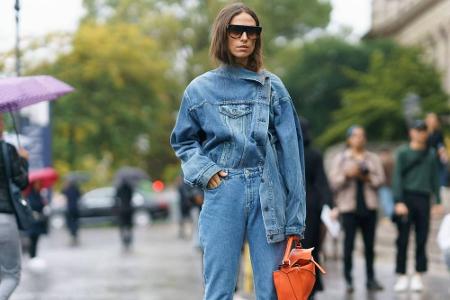 Denim, Denim und noch mehr Denim! Das sieht wohl auch Bloggerin Erica Boldrin so. Den Jeans-Look trägt sie im 