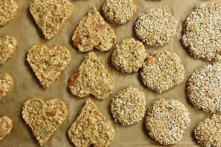 Gesunde Plätzchen mit Amaranth statt Weizen