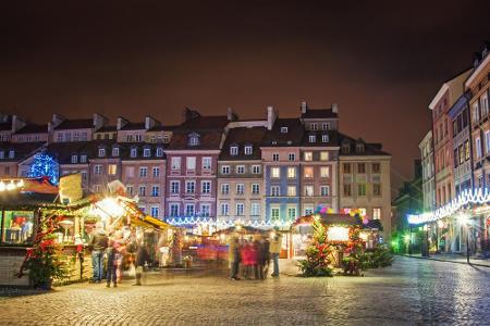 Lust auf weiße Weihnachten? Dann könnte Warschau die richtige Adresse sein! Aufgrund seiner Lage, ist die polnische Stadt me...