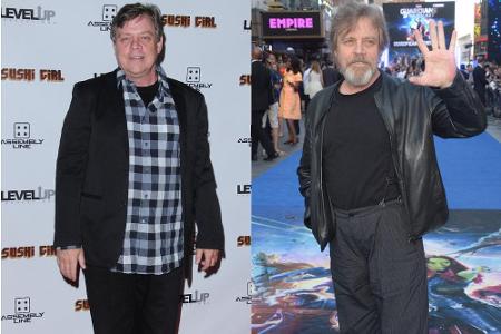 Auch Mark Hamill alias Luke Skywalker wurde schlanker. Satte 25 Kilo nahm er für 