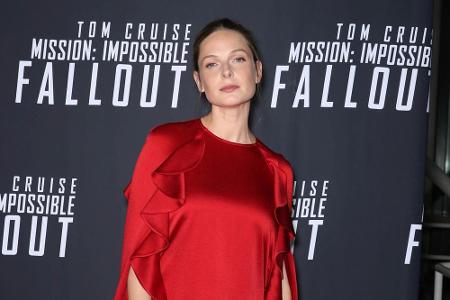 Die schwedische Schauspielerin Rebecca Ferguson setzte bei der Premiere von 