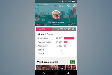 Über Google Play Spiele kann orts- und geräteunabhängig auf persönliche Spielstände zugegriffen werden, vorausgesetzt dass d...