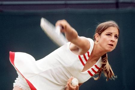 Tennisstars heute 1972 Chris Evert imago Colorsport 01596686.jpg