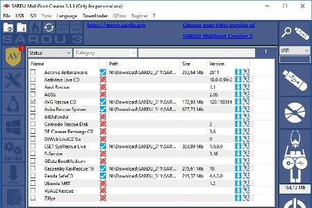 Mit Sardu lassen sich multibootfähige USB-Sticks mit Antiviren-und Notfallsystemen erstellen. Das Tool erfordert ein wenig E...