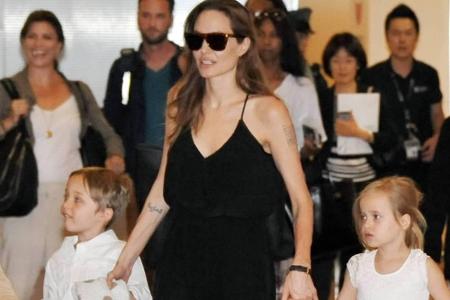 Angelina Jolie (42) und Noch-Ehemann Brad Pitt (53) haben drei Adoptivkinder und die leiblichen Zwillinge Vivienne und Knox ...