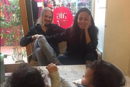 Schauspielerin Zoe Saldana (38) und Ehemann Marco Perego (38) sind Eltern der zweijährigen Zwillinge Cy Aridio und Bowie Ezio.