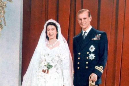 Queen Elizabeth II. und Prinz Philip am 20. November 1947