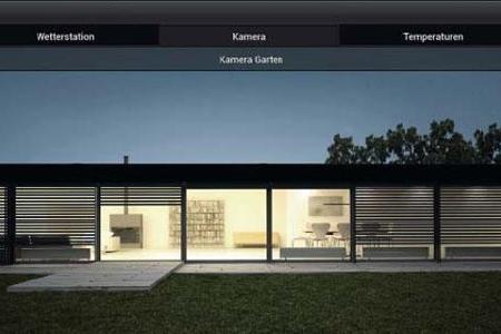 Mit dem Gira KNX-System lassen sich Bilder von Außenkameras auf das Smartphone oder Tablet schicken. Zudem behält man die ko...