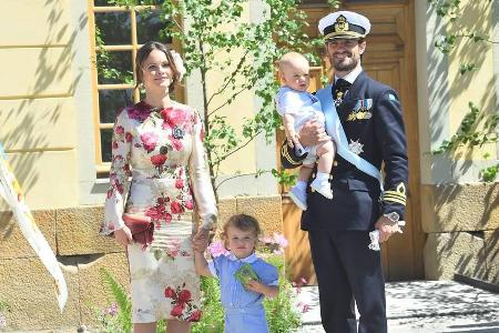 Prinzessin Sofia und Prinz Carl Philip brachten ihre Söhne mit