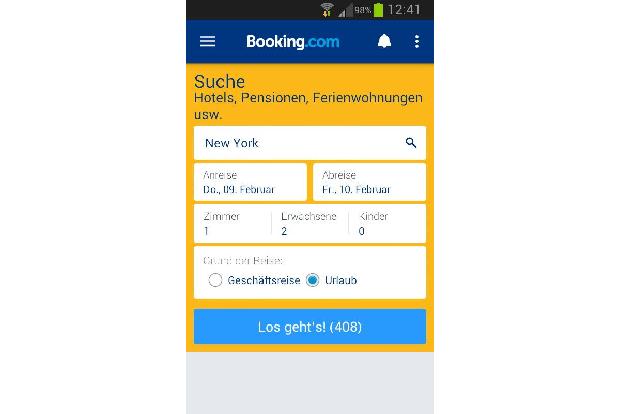 Booking.com Hotel-Buchungen