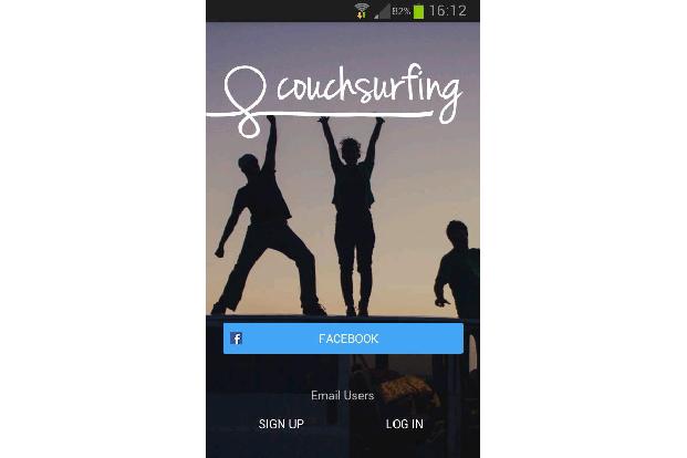 Couchsurfing Reise-App