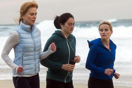 Die Freundinnen Madeline Mackenzie (Reese Witherspoon, r.) und Celeste Wright (Nicole Kidman, l.) nehmen Jane Chapman (Shail...