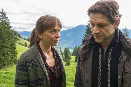 Marie Huber (Catherine Bode) und Georg Leitner (Thomas Unger) sind nicht gerade freundlich zueinander
